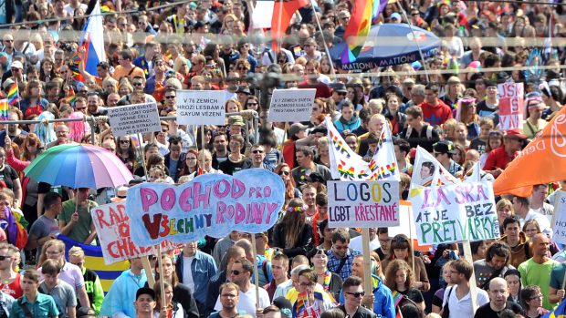 Pochod hrdosti homosexuálů Prague Pride (archivní foto)
