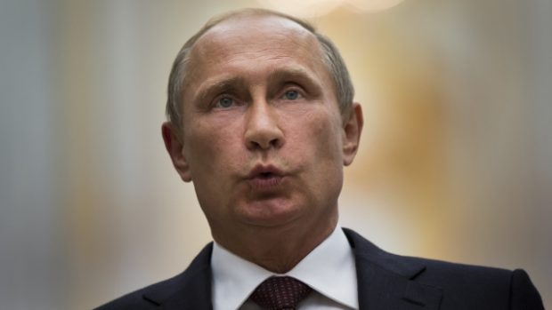 Ruský prezident Vladimir Putin na summitu v Minsku