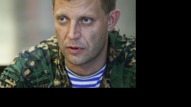 Vůdce ukrajinských separatistů Alexandr Zacharčenko
