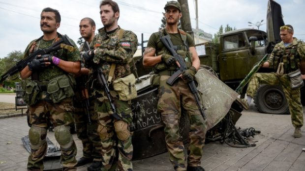 Francouzští dobrovolníci, příznivci proruských rebelů