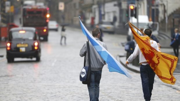 Odpůrci nezávislosti Skotska se radují z vítězství v referendu