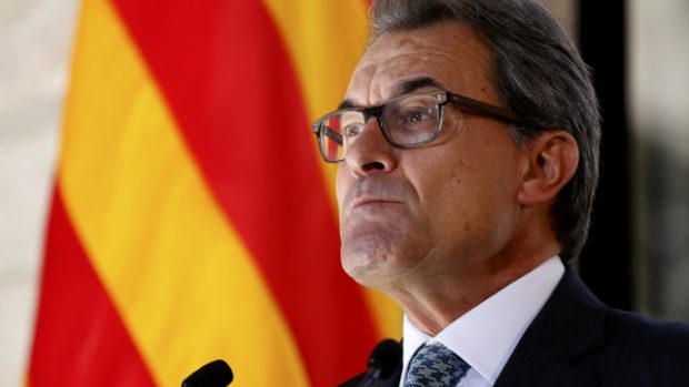 Šéf autonomní vlády Katalánska Artur Mas