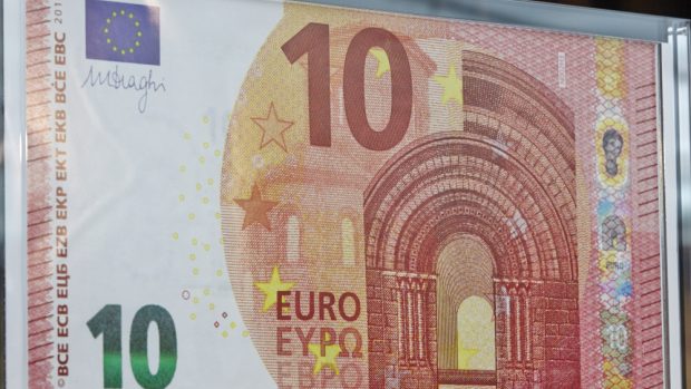 Evropská centrální banka vypustí do oběhu novou desetieurovou bankovku, 10 euro