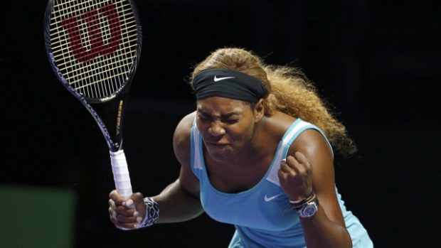 Serena Williams uhrála proti Simoně Halepové pouhé dvě hry