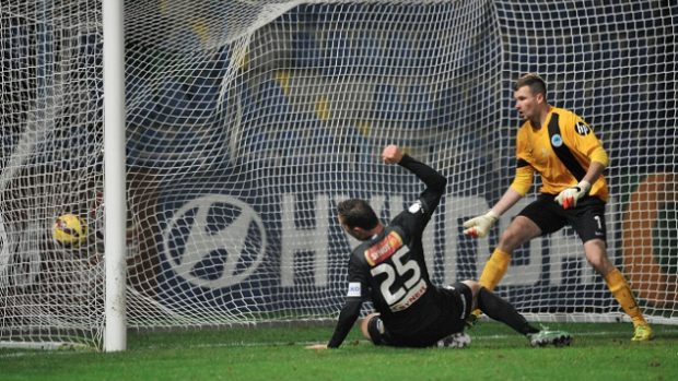 Historickou výhru Jablonce v Liberci zařídil jediným gólem zápasu Martin Doležal