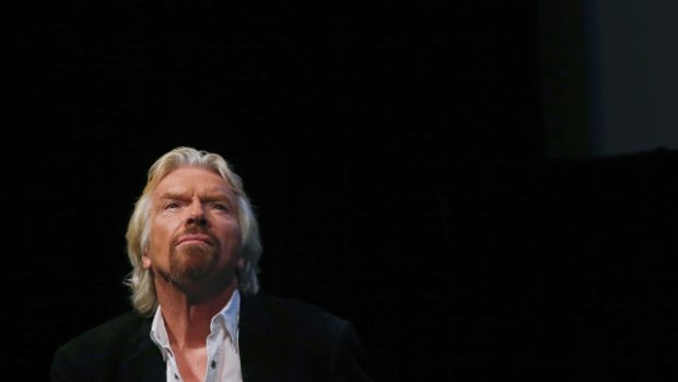 Majitel americké firmy Virgin Galactic Richard Branson