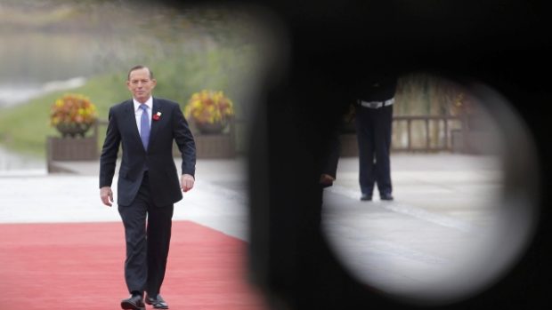 Australský premiér Tony Abbott na setkání zemí APEC v Pekingu
