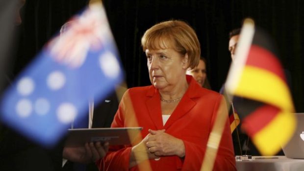 Německá kancléřka Angela Merkelová na přednášce v Sydney kritizovala chování Ruska