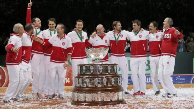 Švýcarský tým vyhrál Davis Cup poprvé v historii