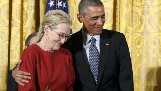Nejvyšší americké civilní vyznamenání získala i Meryl Streepová