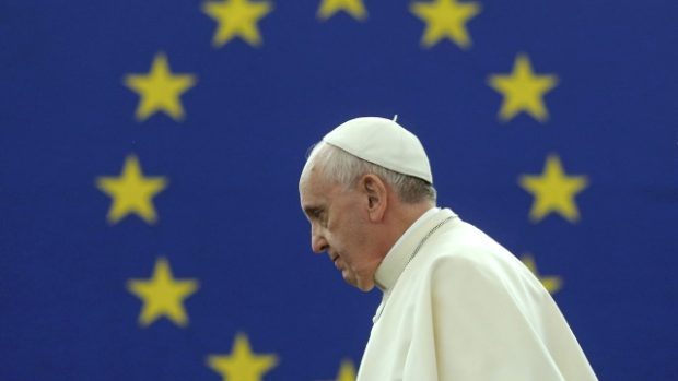 Papež František promluvil před poslanci Evropského parlamentu ve Štrasburku
