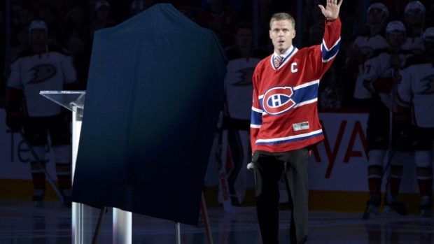 Finský útočník Saku Koivu se loučí s fanoušky Montrealu Canadiens