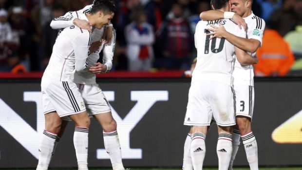 Fotbalisté Realu Madrid slaví vítězství v MS klubů