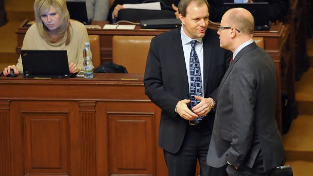Poslanecká sněmovna 20.1.2015, Marcel Chládek a Bohuslav Sobotka