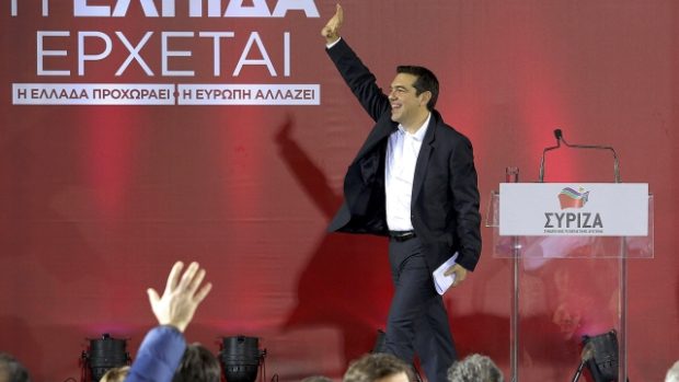 Lídr strany Syriza Alexis Tsipras