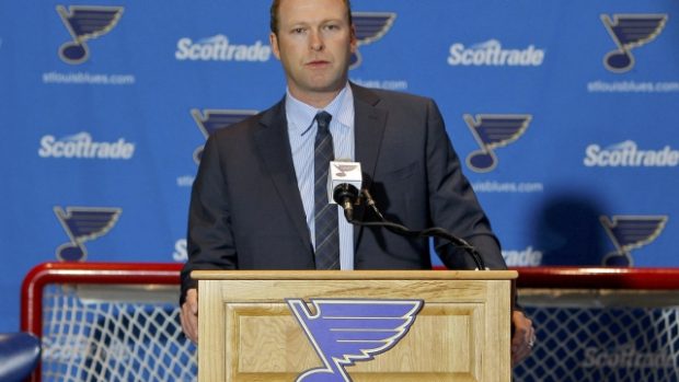 Martin Brodeur se po skončení kariéry rychle přesunul do role funkcionáře St. Louis Blues