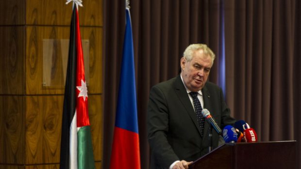 Prezident Miloš Zeman je na návštěvě Jordánska