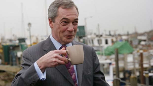 Nigel Farage, šéf UKIP