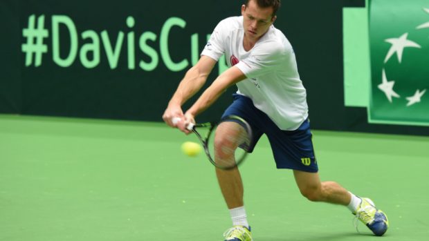 Daviscupový nováček Adama Pavlásek zřejmě do zápasu proti Austrálii nezasáhne