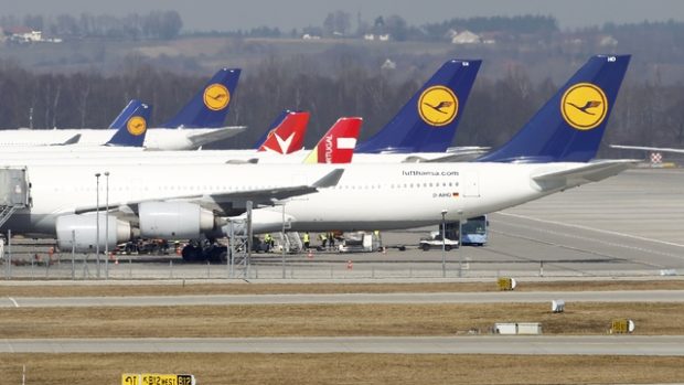 Stroje letecké společnosti Lufthansa nevzlétnou