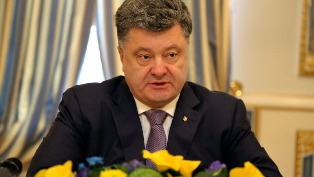 Ukrajinský prezident Petro Porošenko