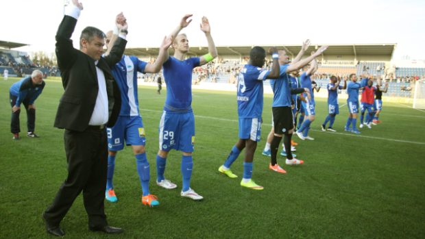 Fotbalisté Liberce v prvním semifinálovém utkání Teplice porazili, aby si zahráli evropské poháry, musí trofej vyhrát