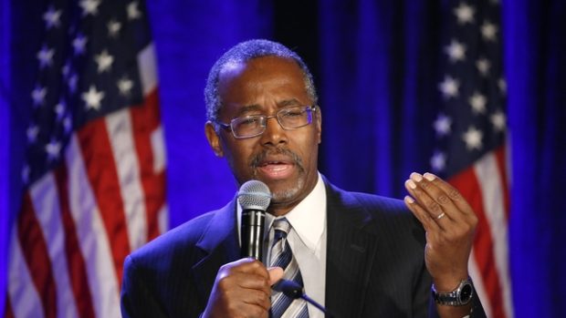 Kandidát republikánů na prezidenta USA Ben Carson