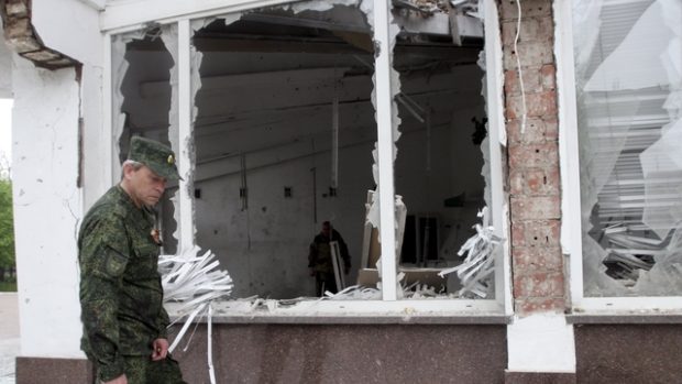 Obytné čtvrti Doněcku se znovu staly terčem ostřelování
