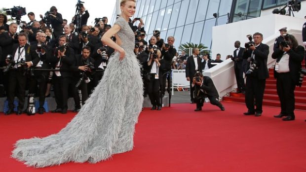 Herečka Naomi Watts na filmovém festivalu v Cannes