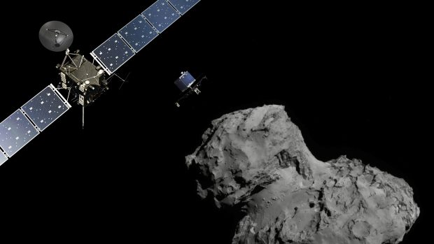 Sonda Rosetta, modul Philae a kometa Čurjumov-Gerasimenko