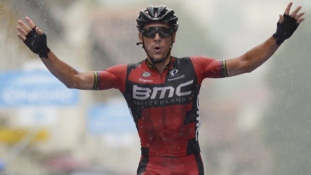 Philippe Gilbert v cíli 12. etapy Gira