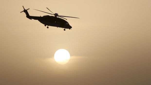 Helikoptéra saudskoarabských speciálních jednotek