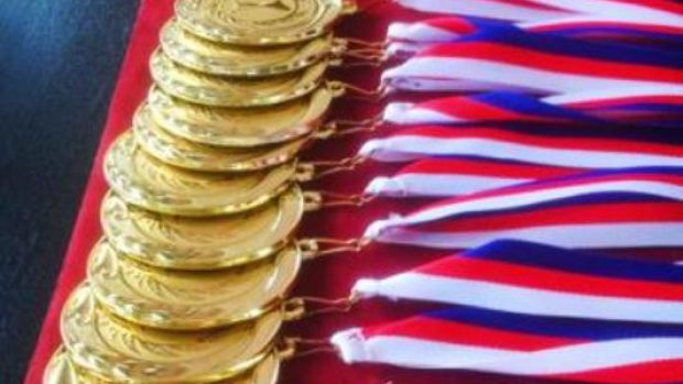 Medaile, které byly předány vítězům letošního ročníku Poháru Rozhlasu