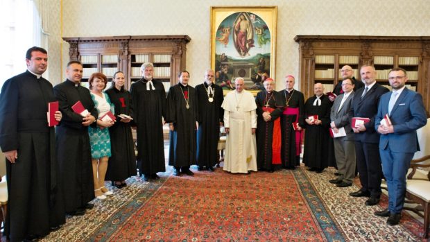 Papež František se zástupci českých křesťanských církví