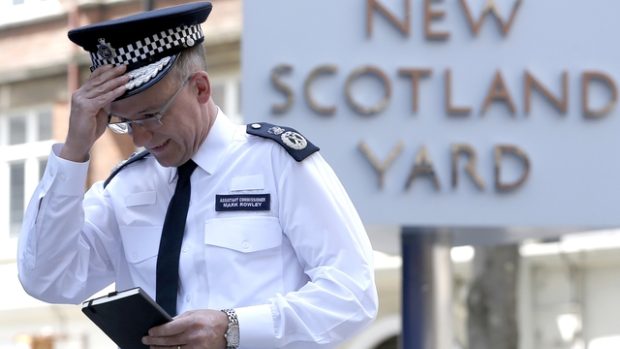 Britská Metropolitní policie New Scotland Yard