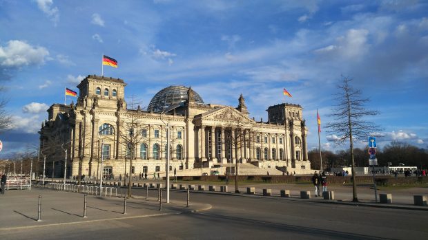 budova Bundestagu, Berlín, Německo