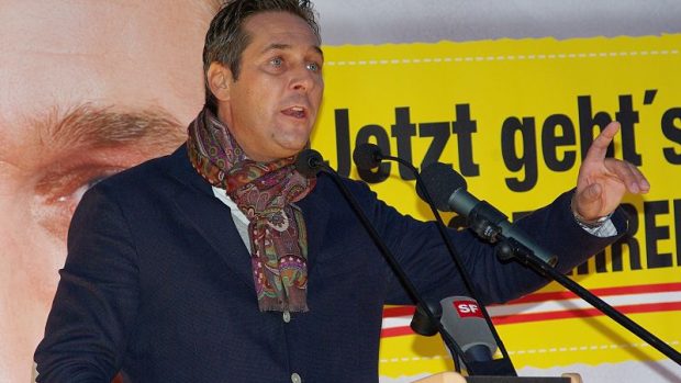 Šéf rakouské pravicové Strany svobodných Heinz-Christian Strache
