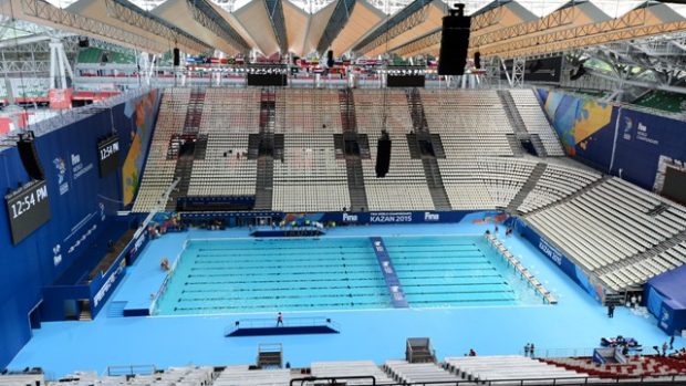 Na kazaňský stadion se vtěsnají dva 50metrové bazény