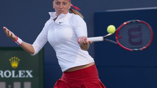 Česká tenistka Petra Kvitová se s turnajem v Torontu rozloučila ve 2. kole