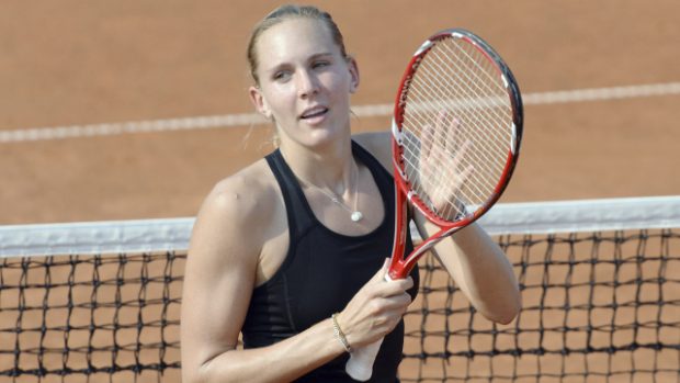 Nicole Vaidišová se mohla na turnaji Prague Open spolehnout na podporu diváků