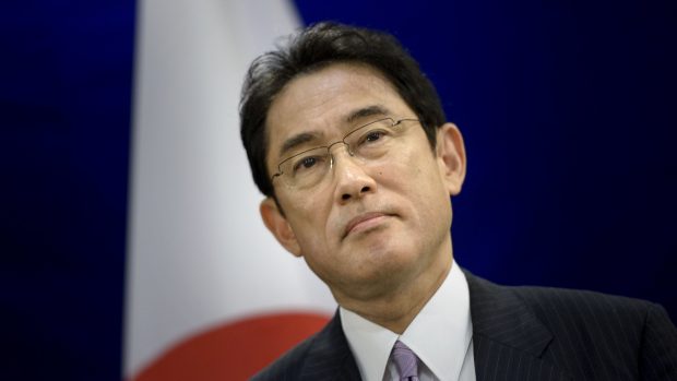 Japonský ministr zahraničí Fumio Kišida oznámil, že zřejmě  odloží svou cestu do Ruska (archivní foto)