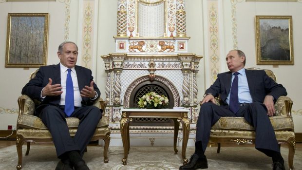 Izraelský premiér Benjamin Netanjahu navštívil ruského prezidenta Vladimira Putina
