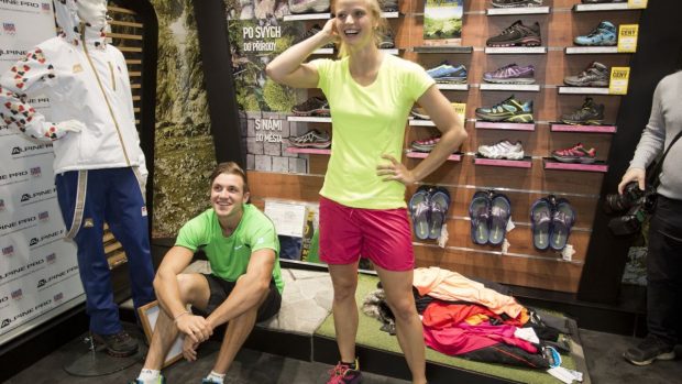 Simona Baumrtová a Martin Fuksa si vyzkoušeli olympijskou kolekci pro Rio