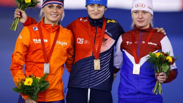 Rychlobruslařka Martina Sáblíková ovládla závod světového poháru v kanadském Calgary