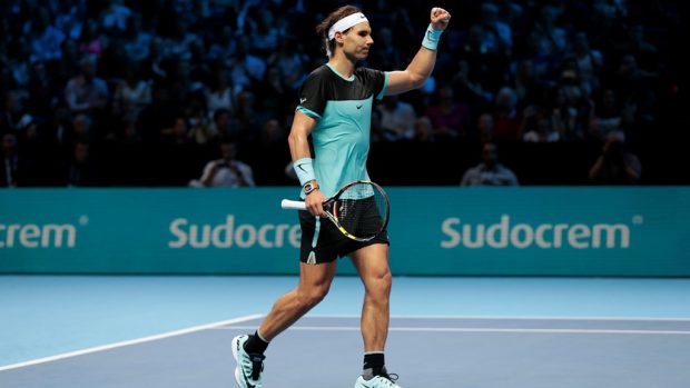 Španělský tenista Rafael Nadal po vítězném zápase s Andy Murraym