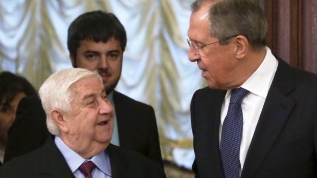 Ruský ministr zahraničí Sergej Lavrov jednal v Moskvě se svým syrským kolegou Valídem Mualimem