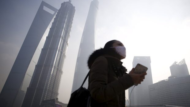 Smog trápí i obyvatele Šanghaje