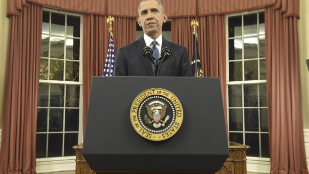 Americký prezident Barack Obama označil střelbu v kalifornském San Bernardinu za teroristický čin