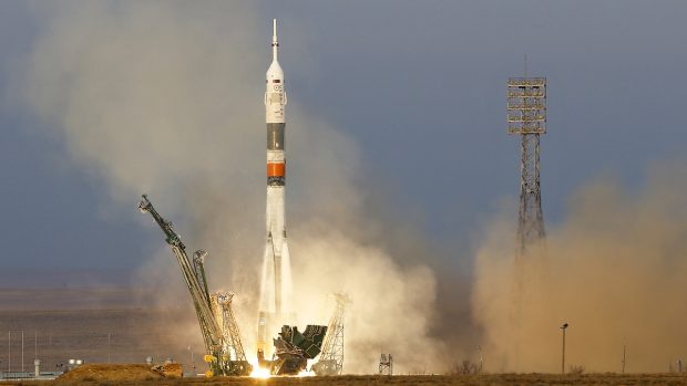 Sojuz TMA-19M startuje z kosmodromu Bajkonur