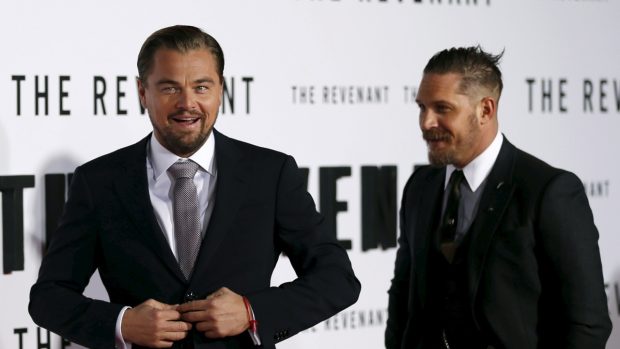 Leonardo DiCaprio a Tom Hardy, hlavní hvězdy snímku Revenant Zmrtvýchvstání